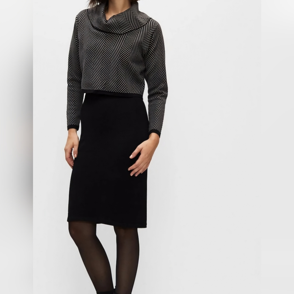 Taylor Cowl Neck Fooler Dress | Size L